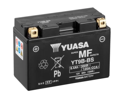 BATTERIA YUASA YT9B-BS AGM 12V 8.4Ah 120A (150x70x105mm) PRONTA ALL'USO - Immagine 1 di 4