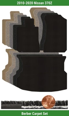 Juego de alfombrillas bereber personalizadas Lloyd para Nissan 370Z 2010-2020 (3 piezas) #10Z2 Foto 1 de 4
