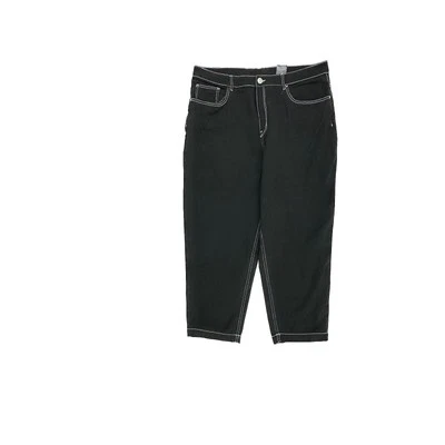 Divided H&M Baggy Women's size 16 Black Denim Jeans - Изображение 1 из 4