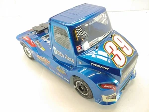 Tamiya TT-01 Type E 1/10 4x4 Euro Truck Semi Race Brushed ARTR Custom Body Used - Picture 1 of 10