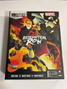 Unmatched Redemption Row Board Game Marvel Luke Cage Ghost Rider Moon Knight New - Picture 1 of 5