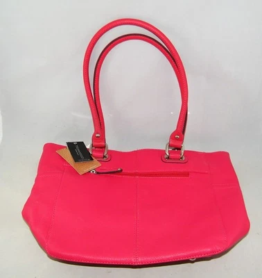 Nuevo con etiquetas Bolso de Mano Tignanello Bolsillos Perfectos Mediano Sandía Guijarro Cuero Foto 1 de 4