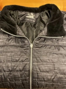 Chaqueta acolchada Zeroxposur cuello de piel talla 3XL. Negro - Imagen 1 de 10