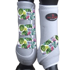 60CN Xl - Hilason Horse Medicine Botas Deportivas Pierna Delantera Blancas - Imagen 1 de 3