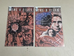 The X Files: JFK DIVULGACIÓN #1 & #2 B VARIANTES COVERS 2017 ¡JUEGO DE 2 LIBROS! - Imagen 1 de 4