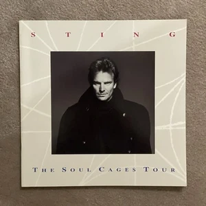 STING, 'THE SOUL CAGES,' CONCERT TOURBOOK - 1991 - Picture 1 of 8