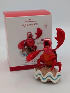 Hallmark Ornament 2013 Under the Sea Disney's The Little Mermaid SEBASTIAN SIN USAR, EN CAJA - Imagen 1 de 1