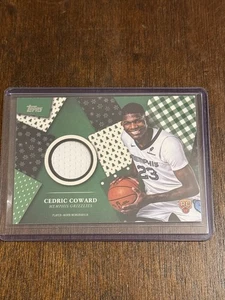 2025 Topps Basketball Holiday Relic Cedric Coward Rookie Card - Picture 1 of 3