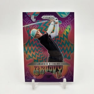 Panini Prizm Liv Golf 2025 - Groovy Joaquin Niemann #1 Teal Prizm/275 - Imagen 1 de 2