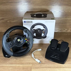 Hori Xbox 360 Racing Wheel EX2 Vibration Fußpedale Lenkrad Box getestet - Bild 1 von 5
