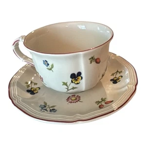 Villeroy & Boch "Petite Fleur" Coffee Tea Porcelain Cup & Saucer Set -C01 - Picture 1 of 9