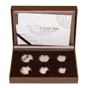 2021 South Africa Proof Coins 6pc Set in OGP - Picture 1 of 3