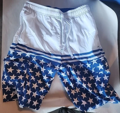 U.S. Polo Assn. Pantalones cortos patrióticos grandes con bandera de Estados Unidos para hombre Foto 1 de 4