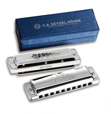 Seydel LIGHTNING 1847 POLISHED STAINLESS STEEL COMB & REEDS! NEW MODEL!