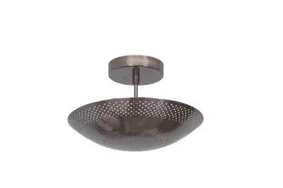 Lampadario a sospensione moderno in ottone grezzo a 3 luci metà secolo lampad... - Immagine 1 di 4