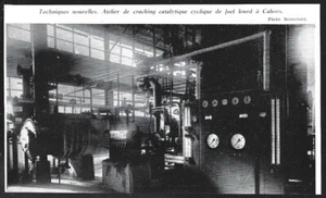 1953  --  CAHORS . ATELIER DE CRACKING CATILITYQUE DE FUEL LOURD . 4A046 - Imagen 1 de 1