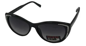 Guess Sunglass Womens Shiny Black Fashion Cat Eye Plastic Sunglass GO00006 1B - Picture 1 of 12