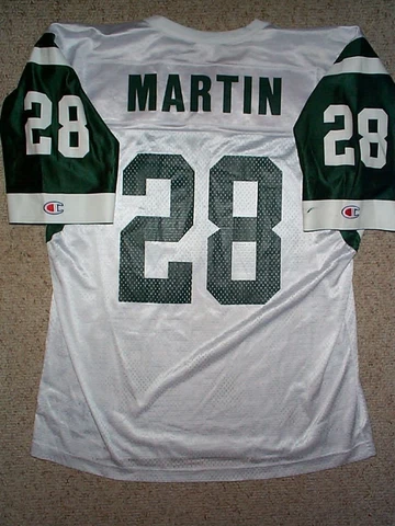 *IRREGULAR* New York NY Jets CURTIS MARTIN nfl Jersey Adult MENS/MEN'S (L-LARGE) Cover
