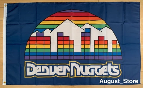 Denver Nuggets 3x5 ft Flag NBA Retro Vintage Throwback Cover