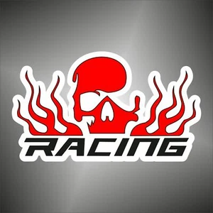 adesivo teschio skull rider heavy metal punk moto car sticker decal calaveras - Imagen 1 de 1