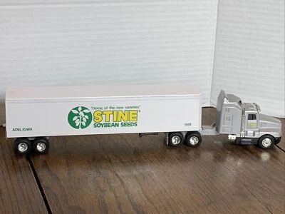 Ertl Stine Hybrid  Adel Iowa  1/64 Scale Tractor Trailer Kenworth T600a Semi - Image 1 of 4