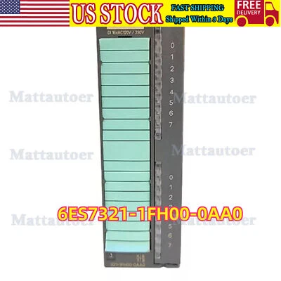 New Siemens 6ES7 321-1FH00-0AA0 6ES7321-1FH00-0AA0 SIMATIC S7-300 digital input - Image 1 of 4