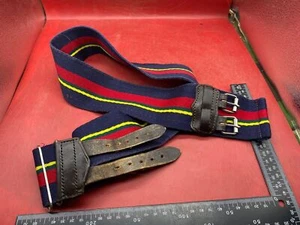 Genuine British Army Royal Marines Regimental Stable Belt. 38" Waist. - Picture 1 of 9
