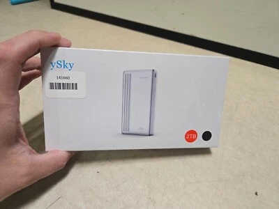 YSKY SEALED MFi Certified 2TB External Hard Drive for iPhone iPad MacBook