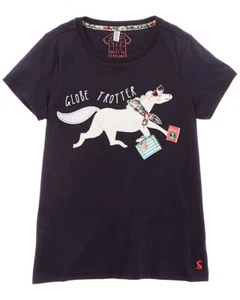 NWT Joules Astra T-Shirt Size: 9-10Y. Color: navy horse. - Picture 1 of 1