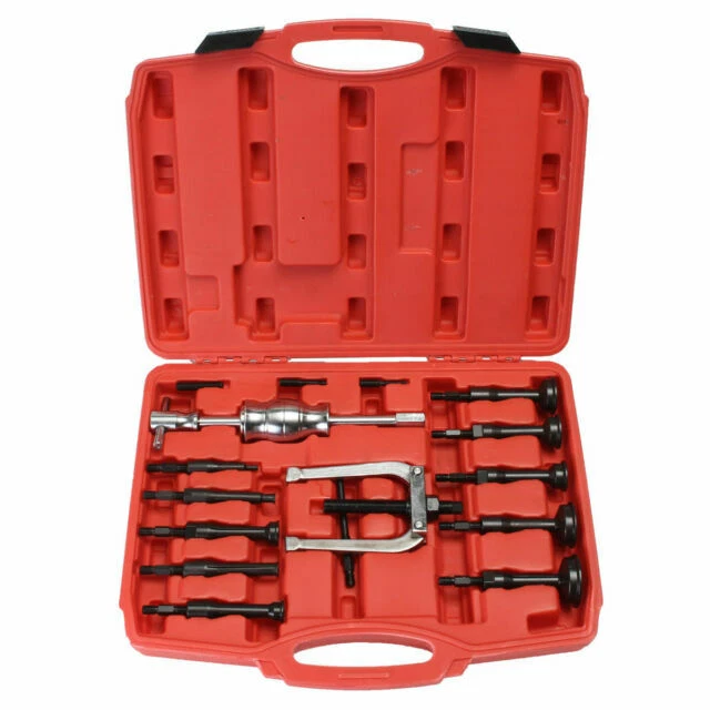 16pc Blind Hole Pilot Bearing Puller Internal Extractor Removal Slide Hammer Set