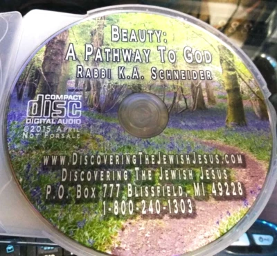 VERY RARE Rabbi K A Schneider "BEAUTY, A PATHWAY TO GOD" CD - Image 1 of 2