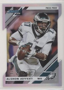 2019 Panini Donruss Press Proof Silver Die-Cut /75 Alshon Jeffery #204