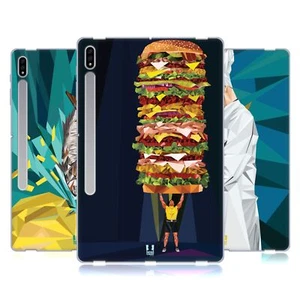 HEAD CASE DESIGNS FOOD LEAGUE SOFT GEL CASE FOR SAMSUNG TABLETS 1 - Picture 1 of 10