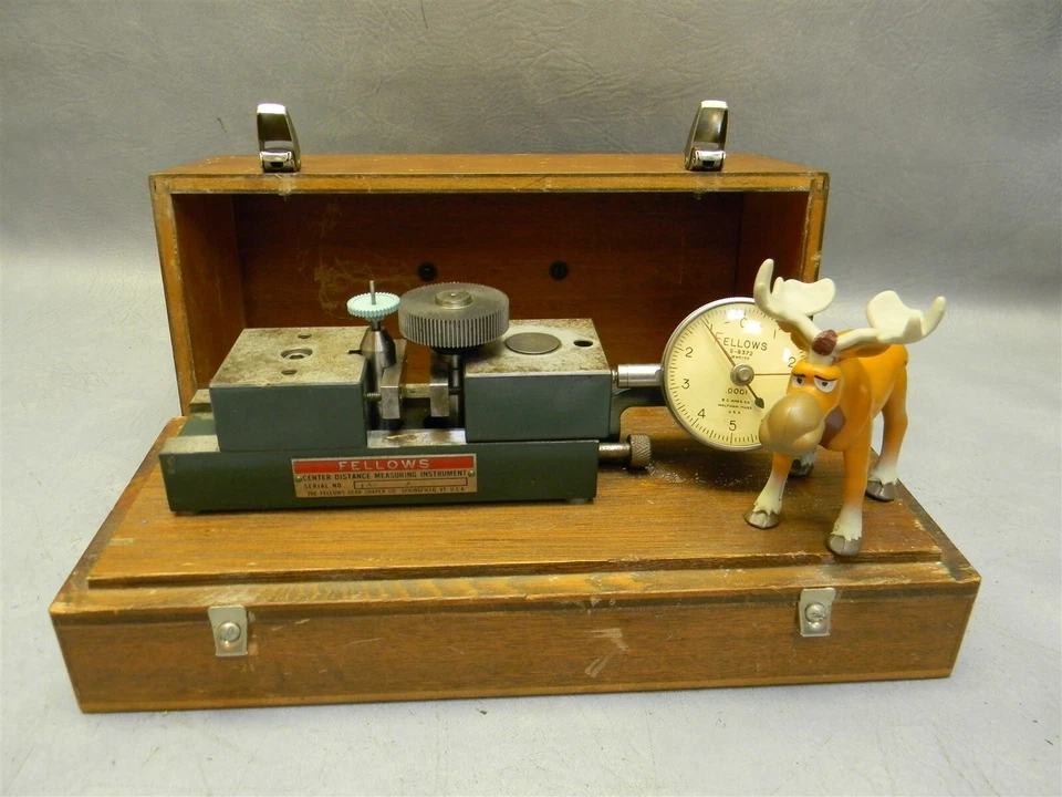 Instrumento de medición de distancia central Fellows 2849 con estuche Foto 1 de 4