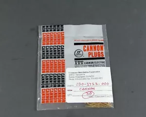 Lot of (30) ITT Cannon Gold Connector Contacts - p/n: 030-1713-000 - Picture 1 of 2