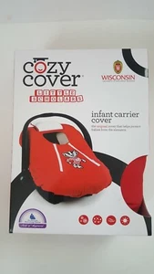 Cozy Cover Little Scholars University Of Wisconsin Infant Bug & Weather Cover - Picture 1 of 4