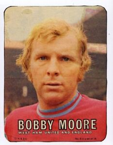 (Gc5668) A. & B.C. Gum, Footballers, Pin Ups, Bobby Moore, West Ham United 1970
