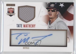 2014 Panini USA Baseball Box Set Signature Jerseys /99 Tate Matheny #20 Auto