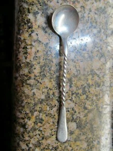 *Mango torcido 5" PLACA PLATEADA PAT. 1899 marcado W.R. William Rogers - Imagen 1 de 4