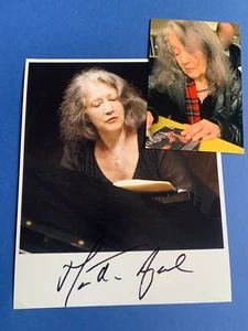 MARTHA ARGERICH pianist In-person signed autograph 8x10 photo proof - Picture 1 of 1