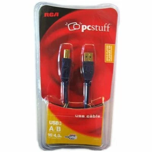 RCA 12' USB 2.0 Cable - A to B - Foto 1 di 1