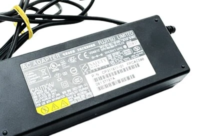 Original 120W Fujitsu Netzteil Ladegerät für Fujitsu Amilo L1300, L1300G, L1310 - Bild 1 von 4