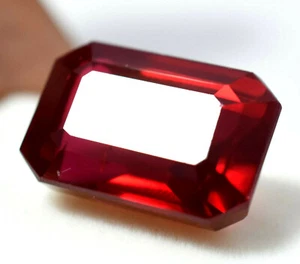 27.20 Ct Natural Blood Huge Red Ruby Mozambique GGL Certified AAA+ Treated Gem - Picture 1 of 4