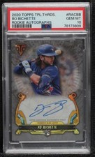 2020 Topps Triple Threads 43/99 Bo Bichette #RAC-BB PSA 10 GEM MT Rookie Auto RC