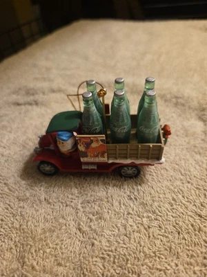 Christmas Vtg. Coca-Cola Cola Ornament From 1992 - Image 1 of 4