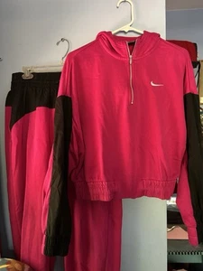 Nike Women’s Icon Clash Running Sweatsuit Pink - Picture 1 of 5