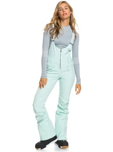 Roxy Women's Summit Bib Pants Skiing Snowboarding Size XL Mint Light Green £220 - Picture 1 of 8