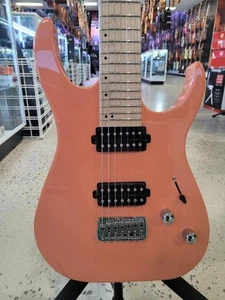 SQOE SEIB-7S 7-String Electric Guitar - Salmon - Picture 1 of 6