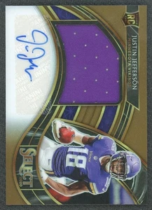 2020 Panini Select Justin Jefferson Copper RPA /49 - Picture 1 of 2