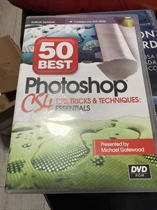 50 Best Photoshop CS4 Tips Tricks Michael Gatewood DVD-RARE VINTAGE - Picture 1 of 3